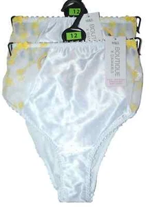 DAMAS M&S BOUTIQUE X DAMARIS BRAGUITAS BRASILEÑAS CINTURA ALTA 2 PARES TALLA 12 NUEVAS - Imagen 1 de 2