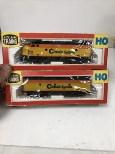 Life Like HO Scale B & O Chessie System Locomotive 4472 & Dummy FB7 BOX UNTESTED - Picture 1 of 24
