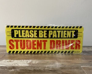 Please Be Patient Student Driver Magnet Car Bumper Sticker Magnetic Decal 3 Pack - Picture 1 of 2