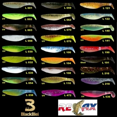 Kopyto 5" / 12,5cm Relax über 50 Farben Kunstköder Shad Soft Bait  (Art. 4075 ) - Bild 1 von 2