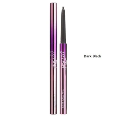 Delineador de ojos lápiz delgado ultra potente Missha #negro oscuro K-Beauty de Corea Foto 1 de 4