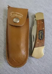 Coltello a lama inox vintage Shell Canada Caroline Dilcon impianto a gas ottone - Foto 1 di 22
