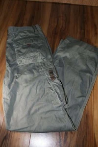 Red Head Mens Cargo Pants Twill 6 Pocket Hiking, Outdoors, Hunter, Green 36x34 - Picture 1 of 11