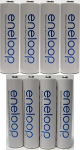 Panasonic Eneloop 4 AAA and 4 AA Rechargeable Batteries - Picture 1 of 1