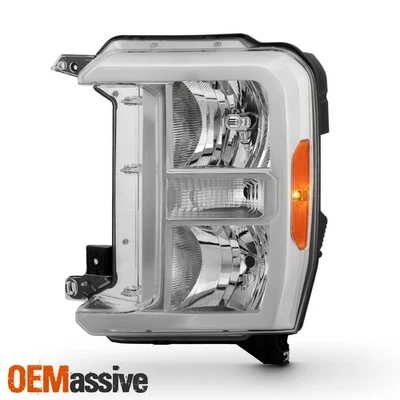 For 2023-2025 Ford F250 F350 F450 SuperDuty Halogen Type Chrome Headlight Driver - Image 1 of 4
