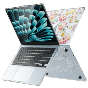 Weiche transparente TPU-Cartoon-Hülle Cover für MacBook Air 13,6 Zoll M4/M3/M2 - Bild 1 von 38