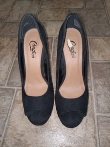 Candies Women's Black Heels Size 9 - Picture 1 of 5