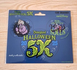 2025 RunDisney Disneyland Halloween Villains Ursula 5K Run Car Magnet - Picture 1 of 2