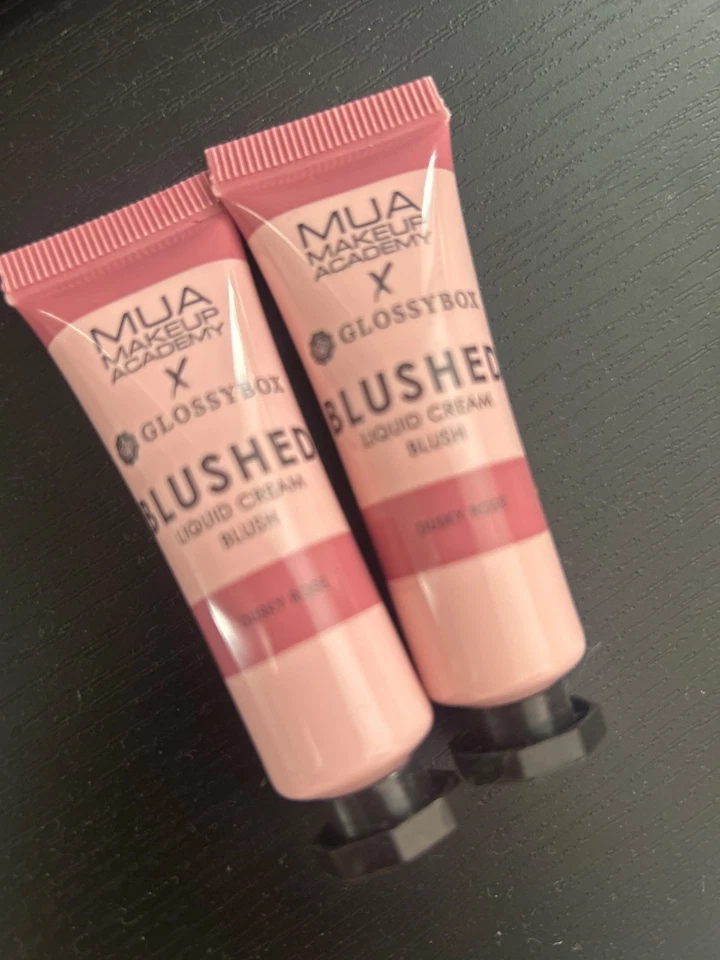 MUA X Glossybox Blushed Liquid Cream Blush DUSKY ROSE 10mlx 2 New & Sealed - Image 1 of 1