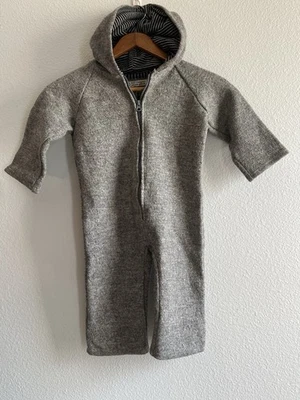 Wool Jumpsuit Boiled merino virgin wool Youth Unisex Wool walker German Crafted - Image 1 of 4