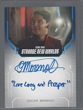Star Trek Strange New Worlds Season 1 O. Moreno Inscription Autograph #01