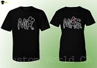 Mr and Mrs Couple Matching T Shirt - Husband and Wife Tee - His and Hers Couple