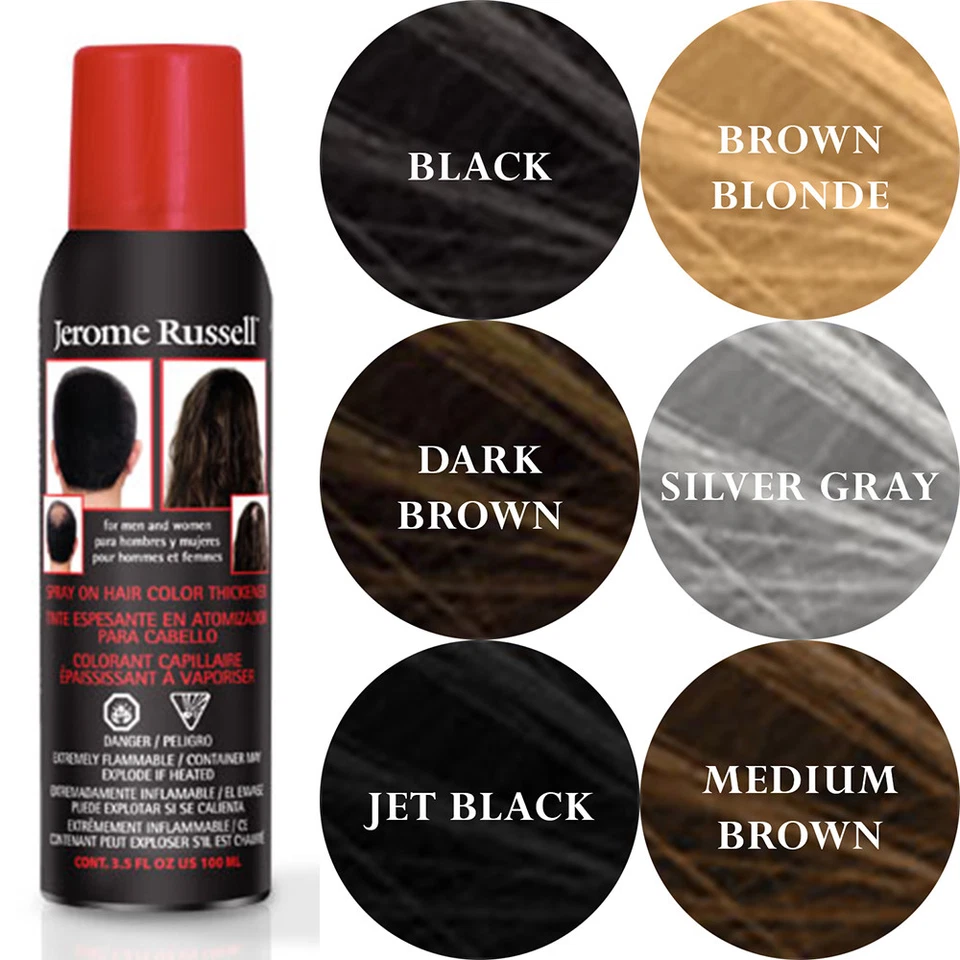 Jerome Russell Spray On Hair Color Thickener 100 mL 3.5 oz - Image 1 of 1