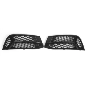 Pair Of Front Bumper Side Grille Guards Inserts Fog Lights Cover Lamp Frame Trim - Imagen 1 de 8