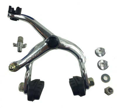 Dia Compe DC505Q FRONT 45-57mm Side Pull Brake Caliper Bike New Vintage Silver - Image 1 of 3