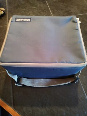 Vintage Case Logic 30 CD Dj Padded Carry Travel Storage Case W Strap Blue Gray - Image 1 of 4