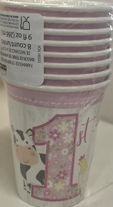 Farmhouse Birthday Girl Hot/cold Cups 9oz - Picture 1 of 2