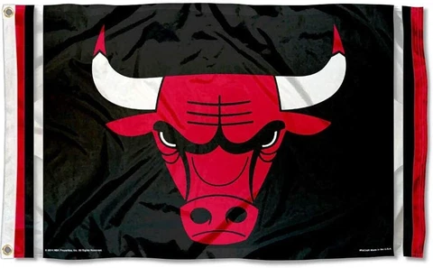 Chicago Bulls Flag 3x5 Banner NBA Standard 3' x 5' Banner Flag  Outdoor NEW US Cover
