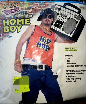 Disfraz de Halloween de moda hip hop de la vieja escuela para niño en casa por foro hasta 42 Foto 1 de 4