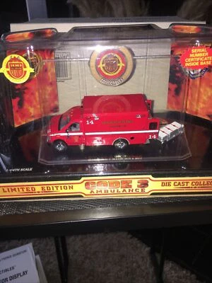  1/64 CODE 3 Ford Long Beach Fire Ambulance Paramedic 14 Item #12057 BEAUTIFUL  - Image 1 of 4