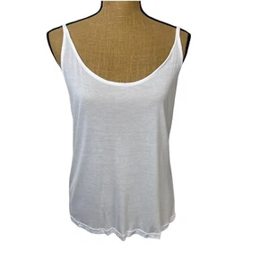 Lynn Richie Silver Women’s Tank Top Shirt White Size XL Very Light And Cozy - Picture 1 of 12