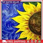 Canvas Painted Oil Paint By Numbers Sunflower DIY Wall Art Modern Bedroom Decor