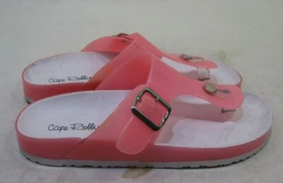 beach Cape Robbin Summer Pink  Soft Sole Women Sandals SIZE 5.5 - Image 1 of 4