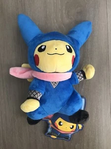 Peluche exclusivo japonés Pokemon Center Tokyo DX Ninja Shinobi Pikachu nuevo - Imagen 1 de 9