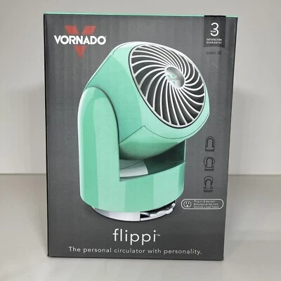 NUEVO Ventilador Circulador de Aire Personal Vornado 5" Flippi V6 2 Velocidades Verde Foto 1 de 4