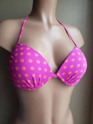 Top de bikini push up a lunares colorido Joe Boxer mediano Foto 1 de 4