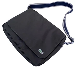 LACOSTE MESSENGER BAG Medium Vintage L71 Casual 8 Khaki Brown NEW - Picture 1 of 12