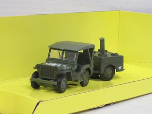 Jeep Willys mit Küchenanhänger Militär USA 1940 olivgrün Box Verem 9516 1:43 - Bild 1 von 6