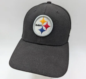 Pittsburgh Steelers NFL Black New Era 9Forty Adjustable Strap Back Hat Cap - Picture 1 of 8