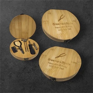Juego Multiherramientas Bambú Personalizado - Grabado Hágalo Usted Mismo Manitas Regalo de Navidad - Imagen 1 de 5