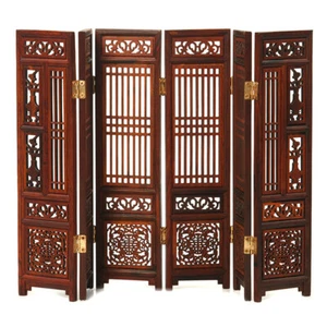 Old Crafts Rosewood Solid Wood Screen Decorative Ornaments - Picture 1 of 1