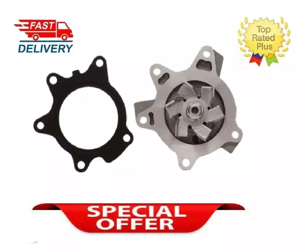 Bomba de agua de refrigeración del motor para Scion Toyota xA xB Echo Prius Yaris con junta. Foto 1 de 4