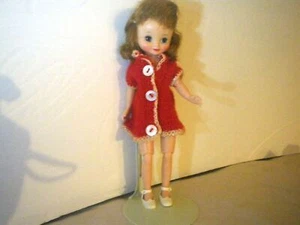 Muñeca Betsy McCall Am Ch 8" marrón pelo rojo década de 1950, vestido suéter, zapatos #105860 - Imagen 1 de 8