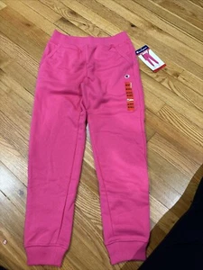 New Champion Girls Jogger Fleece Pant with Pockets Pink Magenta - Size M 10/12 - Picture 1 of 6
