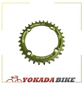 ORO AL 7075 BCD 104 / 32T Chainring Round Teeth Mountain Bike MTB Bicycle Green - Picture 1 of 2