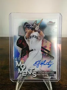 Edgar Martinez 2024 Topps Finest Moments Autograph Seattle Mariners #FMA-EM HOF - Picture 1 of 2