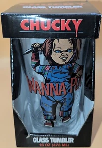 NUEVO VASO DE PINTA CHUCKY 'WANNA PLAY' 16 OZ (JUEGO INFANTIL) - Imagen 1 de 3