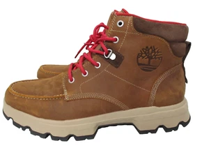 Timberland Originals Ultra Mid Waterproof Rust Brown Leather Boots Mens Sz 11 - Picture 1 of 8