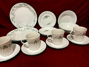 Corelle Callaway Ivy 20 Piece Set (4 Place Settings) Plates & Bowls Cups & More - Picture 1 of 2