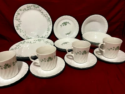 Corelle Callaway Ivy 20 Piece Set (4 Place Settings) Plates & Bowls Cups & More - Image 1 of 2