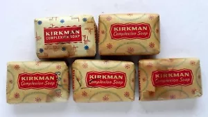Esposizione Bagno Vintage KIRKMAN BAR SAPONE anni '40-1950 Cinque Bar Negozio Generale - Foto 1 di 6