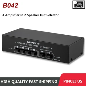 B042 Passive Amplifier Speaker Selector Switch Lossless 4 Amp In 2 Speaker Out - Picture 1 of 9