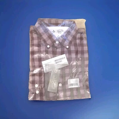 Clothes, Men's Clothing Shirts: Shirt Penguin 100% Cotton Check 16" Ins. BNWT. - Image 1 of 3