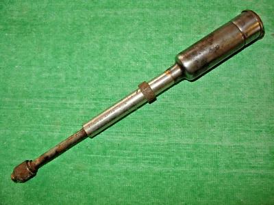 DE COLECCIÓN TALADRO DE EMPUJE MOHAWK CON BROCAS PEGADAS EN MANGO "PIEZAS/REPARACIÓN" HECHO EN EE. UU. Foto 1 de 4