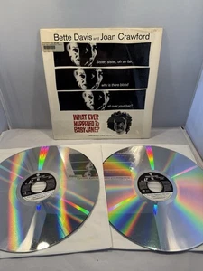 What Ever Happened to Baby Jane? (Laserdisc) 1962 B&W Film, 2 Disc 1991 - Picture 1 of 12