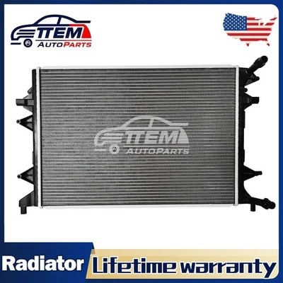 13273 Radiator Fits Volkswagen 2007-2010 Bora TDI 1.9L 2013-16 Jetta Hybrid 1.4L - Imagem 1 de 4